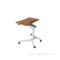 Single Leg Table Movable Lifting Office Computer Desk